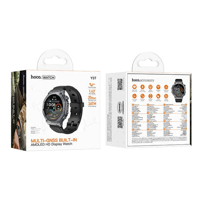 Montre de sport GPS AMOLED Y37 (version appels)