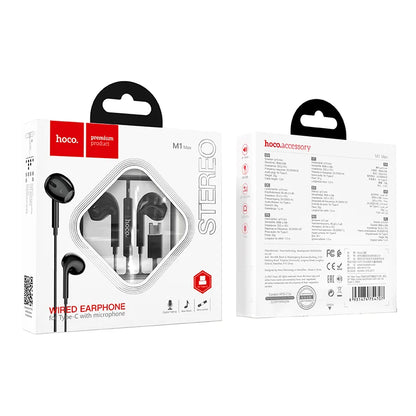 Écouteurs intra-auriculaires en cristal M1 Max pour Type-C avec micro