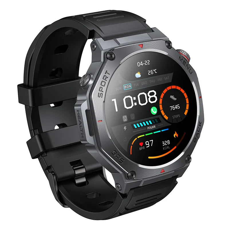 Montre de sport GPS AMOLED Y37 (version appels)