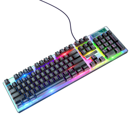 Ensemble clavier et souris de jeu lumineux GM18 (version russe)