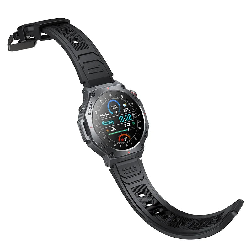 Montre de sport GPS AMOLED Y37 (version appels)