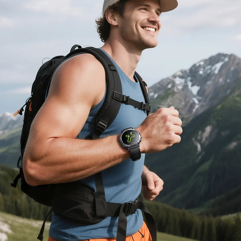 Montre de sport GPS AMOLED Y37 (version appels)