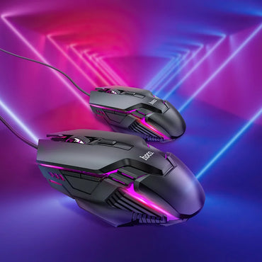 Ensemble clavier et souris de jeu lumineux GM18 (version russe)
