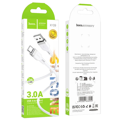 X109 Energy silicone charging data cable Type-C(L=1M)