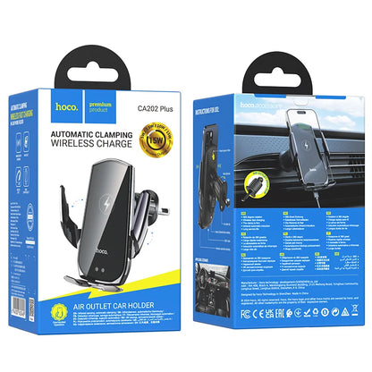 Support de voiture de charge sans fil à induction infrarouge CA202 Plus Enlightener (sortie d'air)